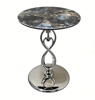 Table basse en marbre moderne et minimaliste pour salon et bureau à domicile, durable, avec plateau en pierre écologique, table d'appoint pour canapé