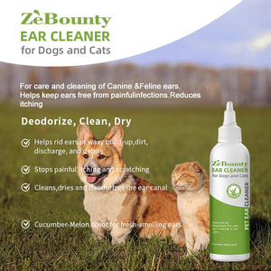 Recomendado por Veterinarios, Limpiador de Oídos Ecológico de Lujo con Aloe Vera para Perros y Gatos, 8 oz, Suave y Reparador del Tejido del Oído - Product Image 4