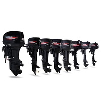 Alta calidad Hangkai 2 tiempos 15HP como Yamaha 15 HP Motor de barco 15HP Motor fueraborda Seadoo Mercruiser Motor de barco para pesca