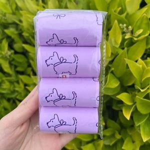 MMG Distributeur de sacs à déjections pour animaux de compagnie, écologique, portable et biodégradable, avec parfum floral/maritime, anti-fuite, pour chats et chiens, en HDPE EPI - Product Image 3