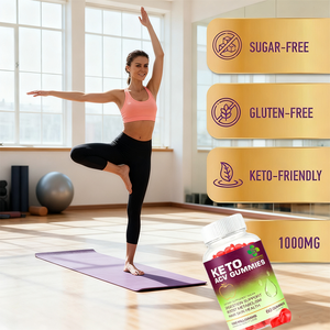 באיכות גבוהה מחיר נמוך משקל שומן הפסד gummies שמן צורב תפוחים חומץ סוכריות עם אבקת שורש סלק עבור הרזיה - Product Image 6