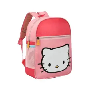 Mochila escolar Lassock para chicas encantadoras con mochila escolar Hello animal Printed