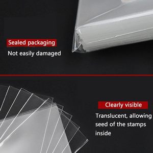OPP Stamp Protection <b>Bags</b> 8 Models, Each 100 Pcs, Toal 800 Pcs, Clear Philatelic Storage and Stamp Collecting Supplies - Product Image 5
