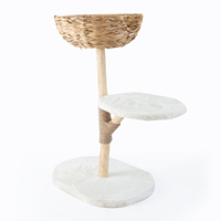 Meubles de luxe haut de gamme, arbre à chat en bois intéressant, jouet pour chat, cadre en bois, arbre à grimper