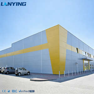 مستودعات فولاذية بتصميم حديث وورش لمباني المكاتب للتصنيع الصناعي في الصين لمتاجر السوبر ماركت - Product Image 1