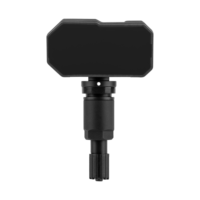 Sensor de presión de neumáticos LAUNCH RF TSENSOR-05N, configuración internacional, ángulo ajustable, aleación de aluminio, negro