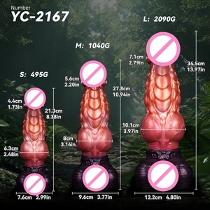 Dildo in Silicone Premium all'Ingrosso, Plug Anale Portatile, Ecologico, 100% Impermeabile, Realistico, a Doppio Strato, Morbido al Tatto, Fantasia Animale - Product Image 6