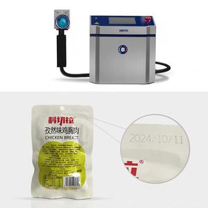 เครื่องเลเซอร์โค้ดดิ้งแบบระบายความร้อนด้วยอากาศรุ่นใหม่ 30W 50W เครื่องพิมพ์ ตัวจ่ายถุงสำเร็จรูป เครื่องทำเครื่องหมายวันที่แบบออนไลน์ 30w Jpt Fiber Laser - Product Image 1