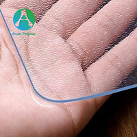 Rouleau de film PVC transparent souple, imperméable, super clair, pour emballage, taille personnalisée