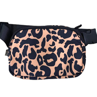 Sac de ceinture en Nylon pour femmes et hommes, sac banane de Yoga personnalisé unisexe, mini sac à bandoulière de poitrine pour filles, sac de ceinture lulu pour voyage