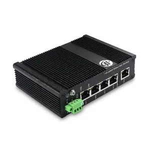 48V rete di switch industriale non gestita a 5 porte con POE per CCTV