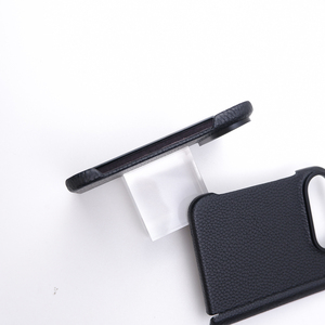 Funda de Cuero Personalizada para Teléfono Celular, Cuero de Vaca con Textura de Lichi, Funda de Cuero Granulado para iPhone Duo Ultra - Product Image 4