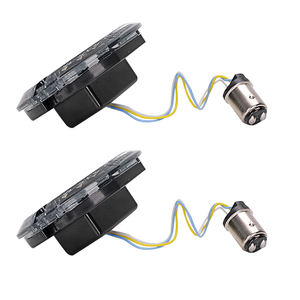 <span class=keywords><strong>Clignotant</strong></span> de moto pour <span class=keywords><strong>Harley</strong></span> <span class=keywords><strong>Davidson</strong></span> couleur blanche feux clignotants ambrés clignotants - Product Image 5