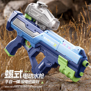 Освещение 3 функции 2 режима Электрический водяной пистолет высокого давления Скорпион ручной автоматический интеграционный водяной пистолет UZI - Product Image 5