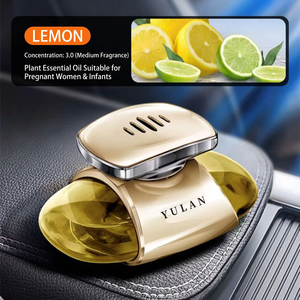 Diffuseur de parfum créatif ovale en alliage pour voiture, parfum Océan, durée d'évaporation 31-60 jours, désodorisant d'ambiance, décoration aromathérapie - Product Image 4