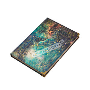 Caja <span class=keywords><strong>de</strong></span> papel rígido Prgung Heifolie con forma <span class=keywords><strong>de</strong></span> libro falso con logotipo en relieve estampado <span class=keywords><strong>de</strong></span> lámina dorada personalizada - Product Image 4