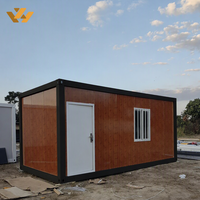 Maison conteneur modulaire de luxe préfabriquée détachable de 20 pieds et 40 pieds