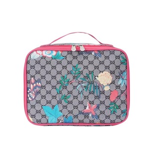 2022 nuevo <span class=keywords><strong>maquillaje</strong></span> de cuatro caras impreso en PU de gran capacidad con almacenamiento de mano y bolsa de inodoro impermeable - Product Image 2