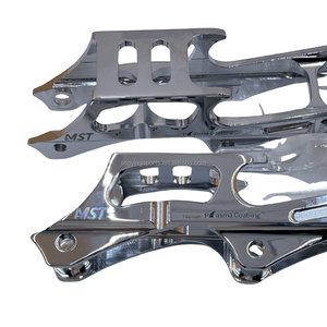 Bán sỉ tùy chỉnh Inline tốc độ mới Con lăn trượt băng Chassis hợp kim nhôm CNC tốc độ Inline Racing Skate giày khung - Product Image 6