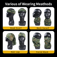 Pays-bas Fractal M19 NFP-vert Camouflage pour masque facial tactique extérieur équitation Protection solaire cou écharpe coupe-vent foulard