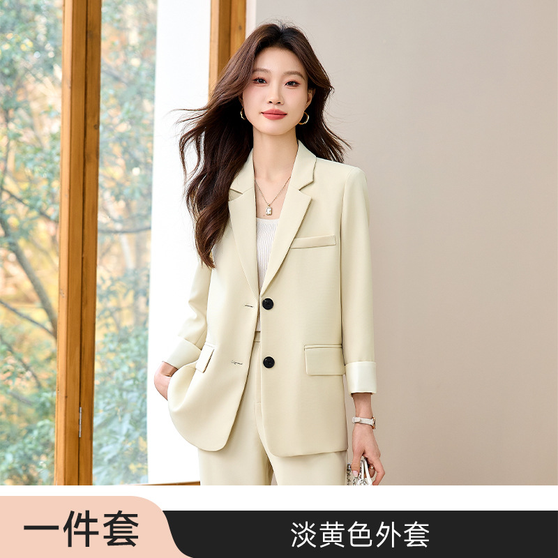 pale yellow suit