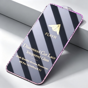 Protection d'écran en verre trempé HD transparente, anti-casse, à découpe diamantée 9H, économique, pour <span class=keywords><strong>iPhone</strong></span> 15 16 17 13 Pro Max - Product Image 4