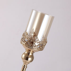 Wholesale <strong>Tall</strong> Pillar Candle holders <strong>lanterns</strong> and candle jars wedding centerpieces decor - Product Image 5