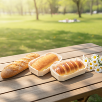 Boîtes à emporter en bois pour gâteaux, sushis et pâtisseries, boîtes à gâteaux en bois personnalisées