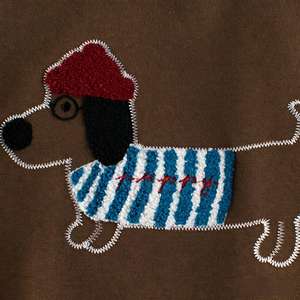 <span class=keywords><strong>GRrr</strong></span> Cross-Border 2025 Versión Conjunto de ropa para niñas Otoño Invierno Forro polar Toalla cálida Sudadera bordada de una pieza - Product Image 2