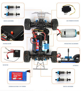 NOVITÀ <span class=keywords><strong>Auto</strong></span> RC Wltoys A969 Scala 1/18, 45km/h, <span class=keywords><strong>Auto</strong></span> <span class=keywords><strong>da</strong></span> <span class=keywords><strong>Corsa</strong></span> Acrobatica ad Alta Velocità, 2.4G 4CH 4WD, Veicolo Fuoristrada Super Potente, Giocattolo <span class=keywords><strong>Auto</strong></span> RC - Product Image 5