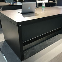 Table de bureau de bureau au Design moderne, en bois, pour le bureau