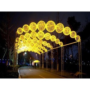 Guirnalda de luces LED con clasificación IP65 a prueba de agua, iluminación decorativa para cruces de calles y túneles, para exteriores, festividades, Navidad y festivales. - Product Image 4