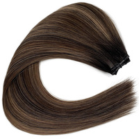 Cheveux sans retours, sans coupure en vrac, sans perte d'un seul brin, sans chute, couleur assortie, Genius Weft