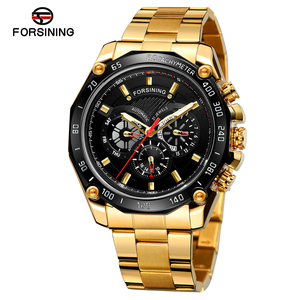<span class=keywords><strong>Reloj</strong></span> Forsining Multifuncional con Fecha, <span class=keywords><strong>Reloj</strong></span> Mecánico Personalizado de <span class=keywords><strong>Marca</strong></span> de Lujo, Automático para Hombre, Resistente al Agua - Product Image 1