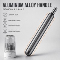 Jeu de tournevis de précision 30 en 1 avec embouts en acier CRV, kit d'outils de réparation multi-embouts pour ordinateur portable, téléphone, montre, poignée en aluminium, ROHS