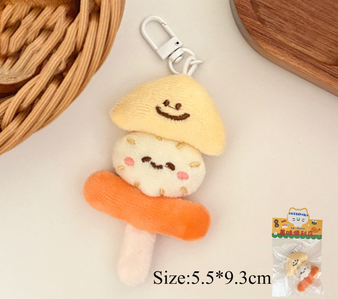 พวงกุญแจตุ๊กตาเสียบไม้โอเดน