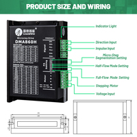 Leadshine Original DMA860H Motor paso a paso Controlador de Motor de accionamiento directo Controlador de Motor paso a paso Controlador Led para enrutador Cnc