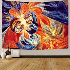 <span class=keywords><strong>Tapisserie</strong></span> abstraite <span class=keywords><strong>peinture</strong></span> de flux coloré tenture murale Mandala tapisseries Art moderne psychédélique décor à la maison - Product Image 4