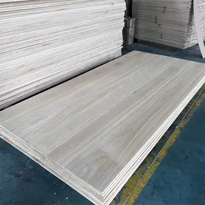 Rifornimento della fabbrica di pannelli di legno solido legno di paulonia bordo di prezzo all'ingrosso