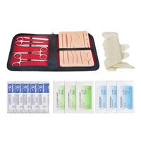 Kit d'outils de chirurgie dentaire pour étudiants en médecine Coussinet de suture en silicone pour la formation pratique en sciences médicales essentielles