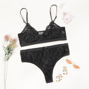 <span class=keywords><strong>ชุด</strong></span>ชั้นในเซ็กซี่แบบใหม่ 2 ชิ้น ไซส์ใหญ่ ผ้าซีทรู พร้อมกางเกงใน <span class=keywords><strong>ผู้หญิง</strong></span> <span class=keywords><strong>ชุด</strong></span>ชั้นในลูกไม้สีดำสุดเซ็กซี่ - Product Image 5
