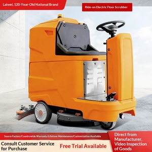 Fregadora industrial autopropulsada para supermercados y centros comerciales, máquina de limpieza de un solo cepillo - Product Image 1