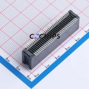 HEV64LP03BK Gold Finger Connector SMD,P=1.27mm Connector ( Connector Type: EDGE SLOT )( Pitch: 1.27mm )( Total PIN Count: 64P ) - Product Image 2