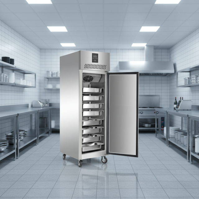 Commercial Upright Fridge and Freezer Stainless Steel Kitchen Refrigeration Equipment Supplier for Hotel Restaurant Catering