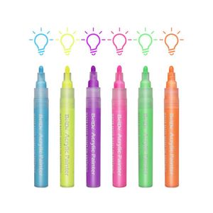 Juego de Marcadores de Pintura Acrílica Personalizados, Rotuladores Permanentes a Base de Aceite, Colores Personalizables, Varias Puntas, Certificación EN71, 0.7mm-4mm - Product Image 1