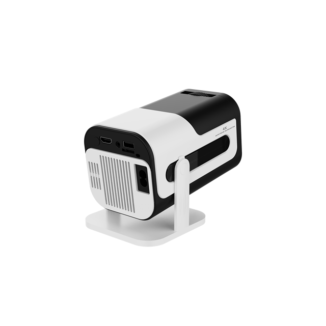 Mini Portable Smart Projector 4K Android 13.0 Resolution 2GB RAM LCD Home Video Theater Outdoor Use