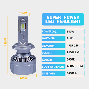 Vente chaude 200w 40000lm accessoire de voiture phare lumineux 9005 phare lumière H11 ventilateur H7 <span class=keywords><strong>Depo</strong></span> Auto lampe ampoule H4 projecteur de brouillard de voiture - Product Image 6