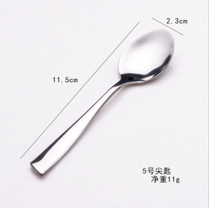 Cuillère et fourchette en acier inoxydable pour camping en plein air, formation des étudiants, nouveau séminaire, distribution de nourriture, sûres pour les contacts alimentaires et saines - Product Image 3