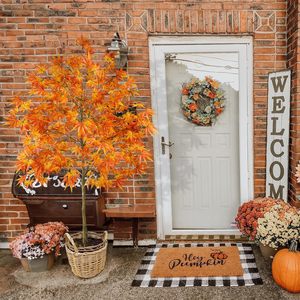 <span class=keywords><strong>Patio</strong></span> estilo Zen chino con plantas <span class=keywords><strong>de</strong></span> plástico verde y paisaje con plantas en maceta <span class=keywords><strong>de</strong></span> Hojas <span class=keywords><strong>de</strong></span> arce altas. - Product Image 4