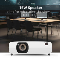 Yinzam WU7 Projecteur Extérieur Haute Luminosité 3LCD, 3LCD 10000 Lumens 1920x1200p UHD 4K pour Projecteur Laser Bâtiment Hologramme 3D